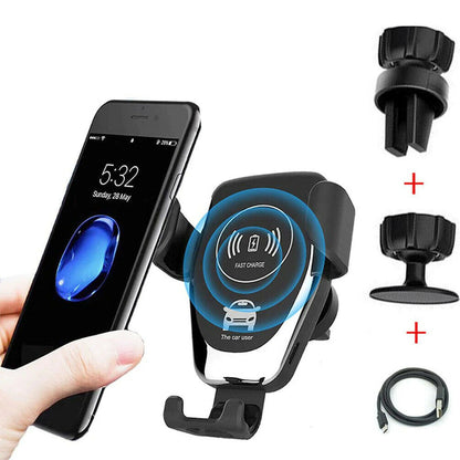 Cargador Inalámbrico Rápido Para Auto